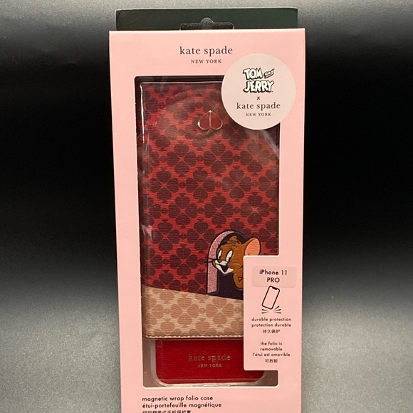 KATE SPADE Tom Jerry 11 pro Leather Folio Case - Picture 5 of 5